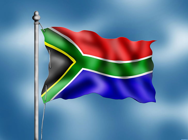 Южна Африка, флаг, символ, емблема, банер, страна, националните