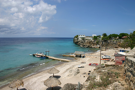 Curacao, strand, water