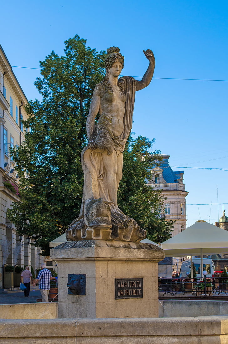 Lviv, Ukraina, museet, fästning, Arsenal, Center, staden