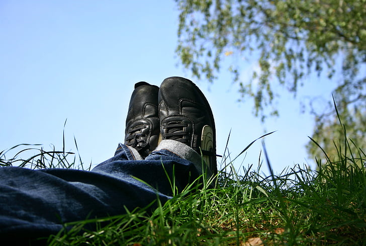 sabates, peus, resta, descans, l'estiu, relaxació, temps d'espera