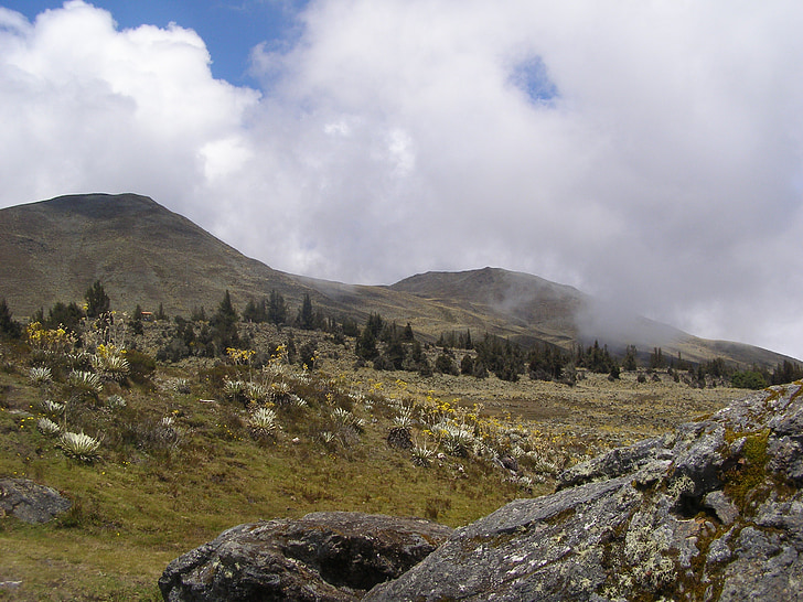 montanha, paisagem, natureza
