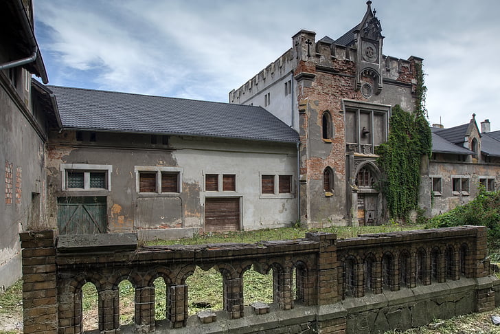 Khalil Castle, haute-Silésie, les ruines