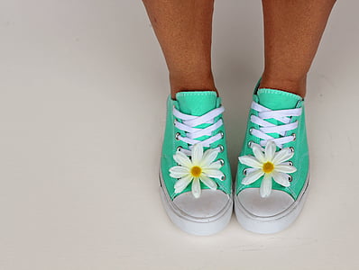 spring, spring background, happy, fun, summer, shoes, daisy