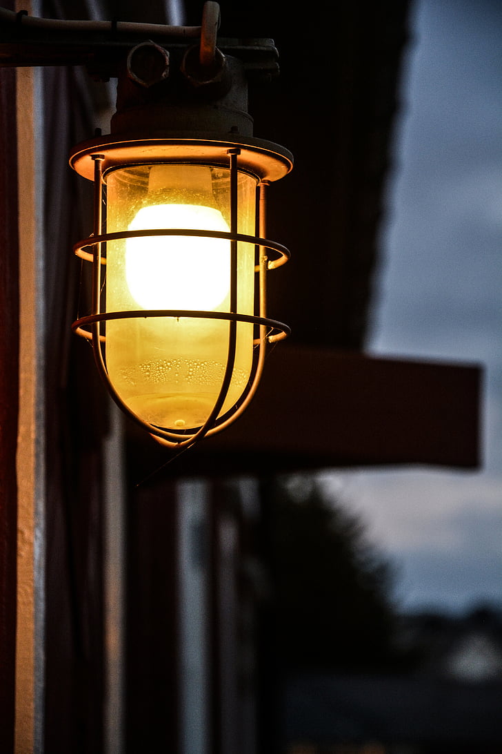 lantern, lamp, house, light, decoration, night, design