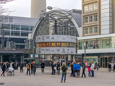 Berlin, svjetski sat, sat, svijet vrijeme, Njemačka, Alexanderplatz, prostor
