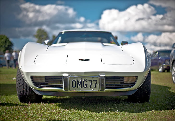 Corvette, състезателни коли, Roadster, реколта, кола, класически автомобили, автомобили