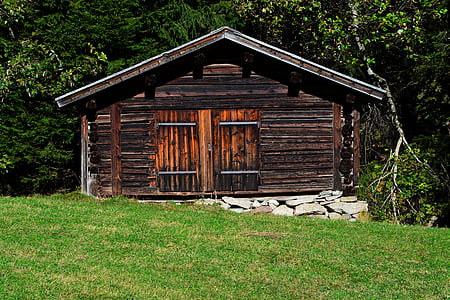 小木屋, 木材, 自然