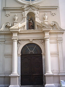 Judenburg, porte, entrée, Église, Styrie, architecture