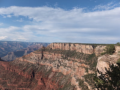 Grand canyon, Parki Narodowe, Kanion, skały, zachód słońca, Arizona, Ameryka