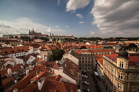Prague, Castelo de Praga, República Tcheca, cidade, Castelo