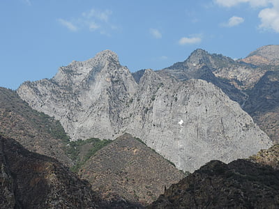 kings canyon, granite, mountain, california
