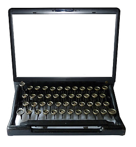 macchina da scrivere, computer, tastiera, digitale, tecnologia, scrittura, battitura a macchina