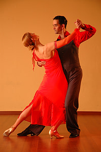 bailando, danza, Salón de baile, elegancia, estilo, ganarse, Tango