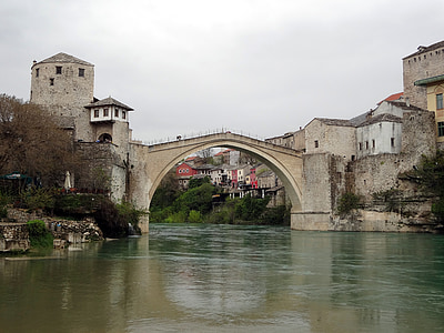 Bòsnia, Stari, Europa, Hercegovina, vell, Balcans, ciutat