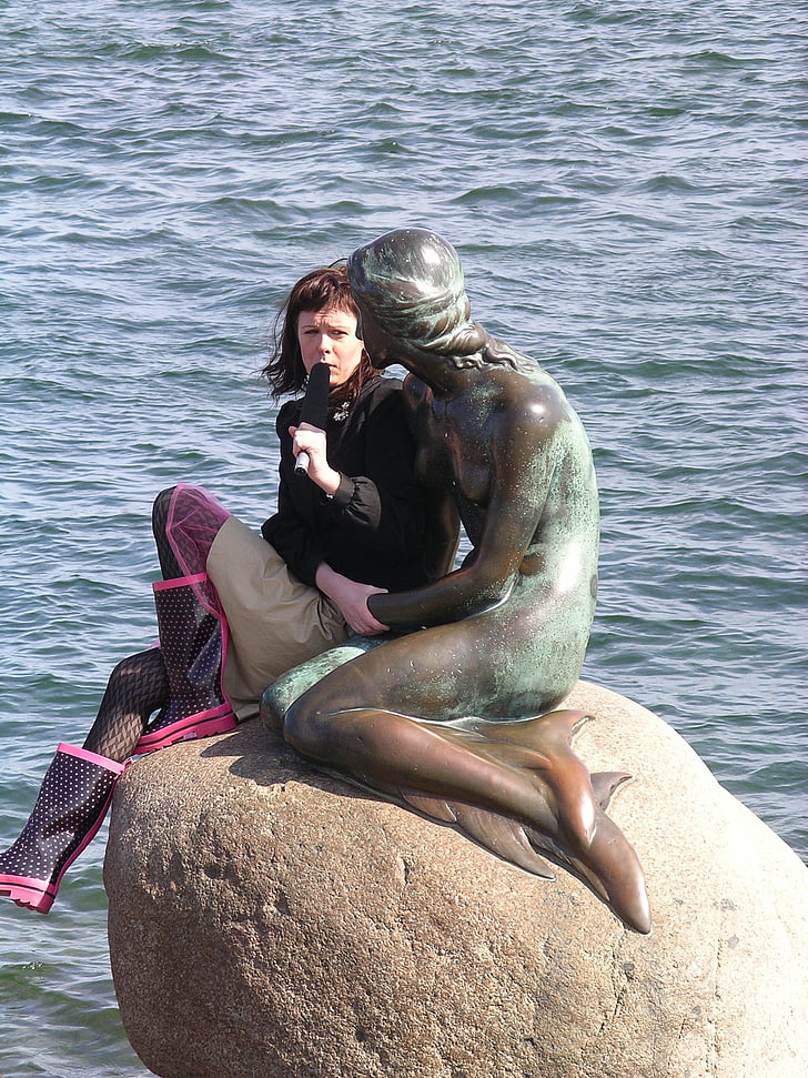 Sireneta, cau lille havfrue, Copenhaguen