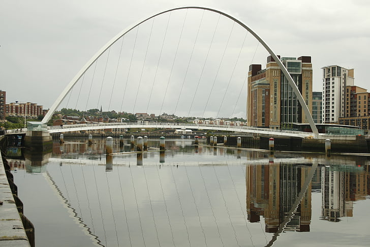 Newcastle sobre tyne bridge, ciudad de Newcastle sobre tyne, hito de Newcastle upon tyne