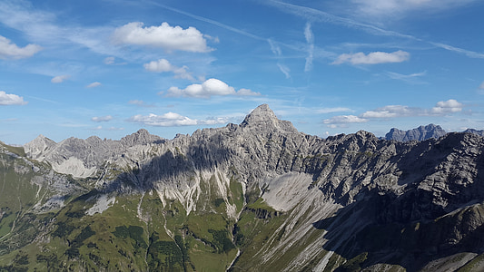 Hochvogel, Allgäu, góry, Oberallgäu, alpejska, Alpy Algawskie, piesze wycieczki