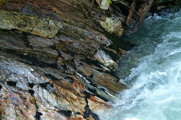 Creek, que acomete, agua, rocas, naturaleza, natural, Scenic