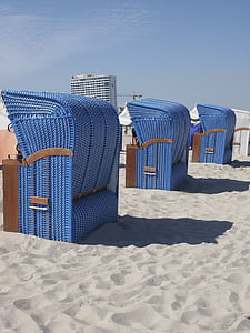 beach chair, north sea, sea, wind protection, holiday, rest, sand beach