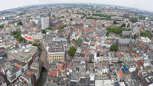 Utrechtas, Olandijoje, Campanile, kraštovaizdžio