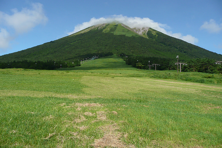 Oyama, montagne, été