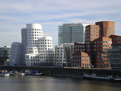 Düsseldorf, arsitektur, bangunan