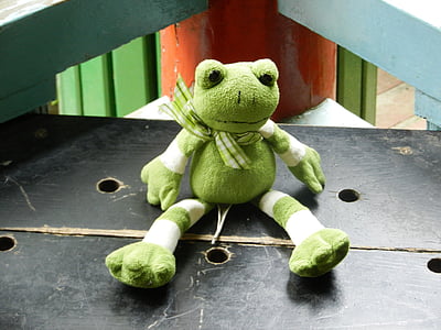 żabka, the frog, the mascot, plush, pet, toy, eyes