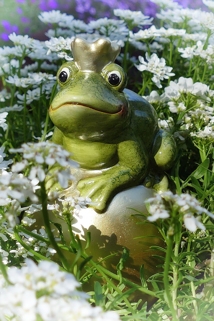 frog prince, wedding, flowers, decoration