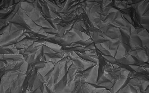 crumpled paper, texture, folds, drapery, background, black and white, white