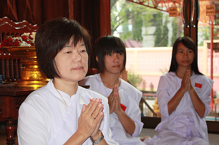 Tajlandia, Medytacja, religijne, Świątynia, buddyści, medytować, obrzęd
