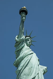 Manhattan, New york, Amerikas Savienotās Valstis, DOM, statuja, Brīvības statuja, New york city