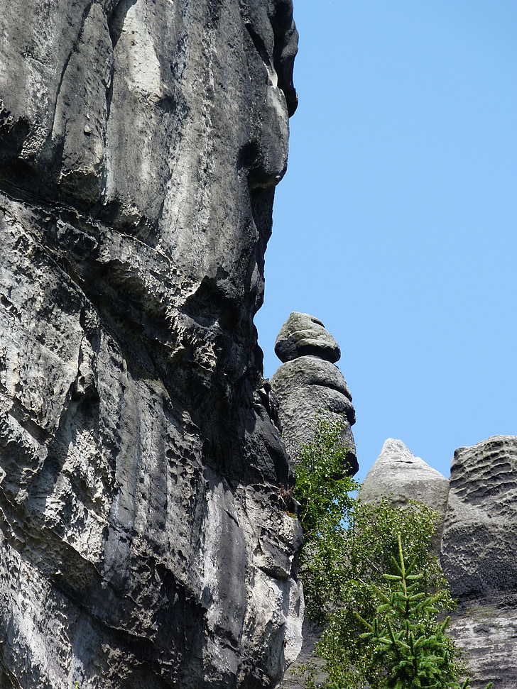 скали, природата, Теплице, Бохемия, камък, рок - обект, планински