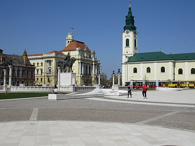Oradea, Transilvania, Crisana, casco antiguo, Rumania, edificios