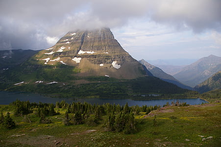 Glacera del parc nacional, Montana, natura, paisatge, viatges, muntanya, Llac