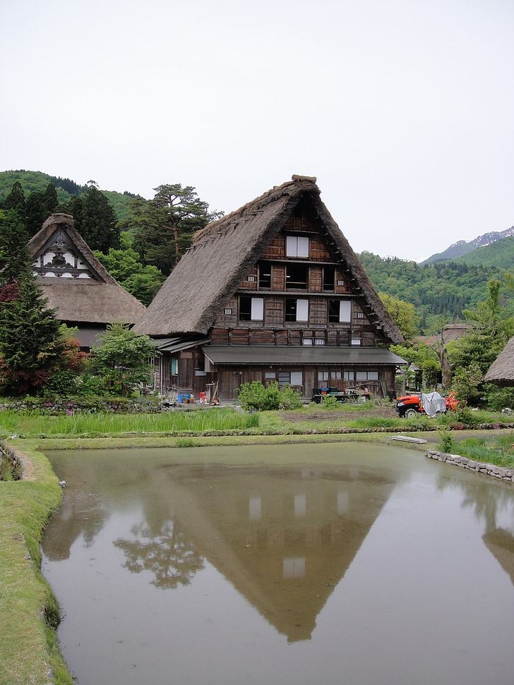 Shirakawa xiang, Gassho village, Severná kontinentálna