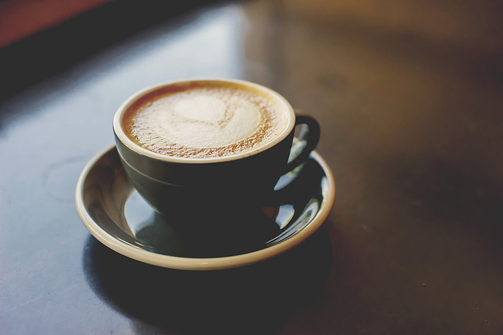kaffe, Café, Cup, drink, morgenmad, espresso, brun