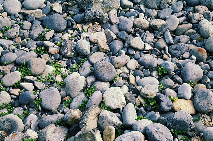 stone, gravel, mont-dol, geoje, texture, floor, land