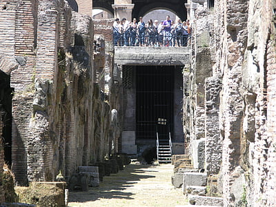 Roman, Gladiátor, cesta, Koloseum, Kolosea, Itálie, Řím
