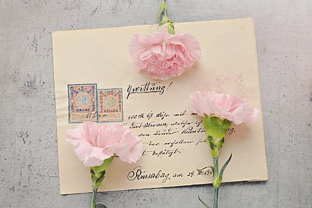 letters, envelope, old, antique, post, labeled, paper