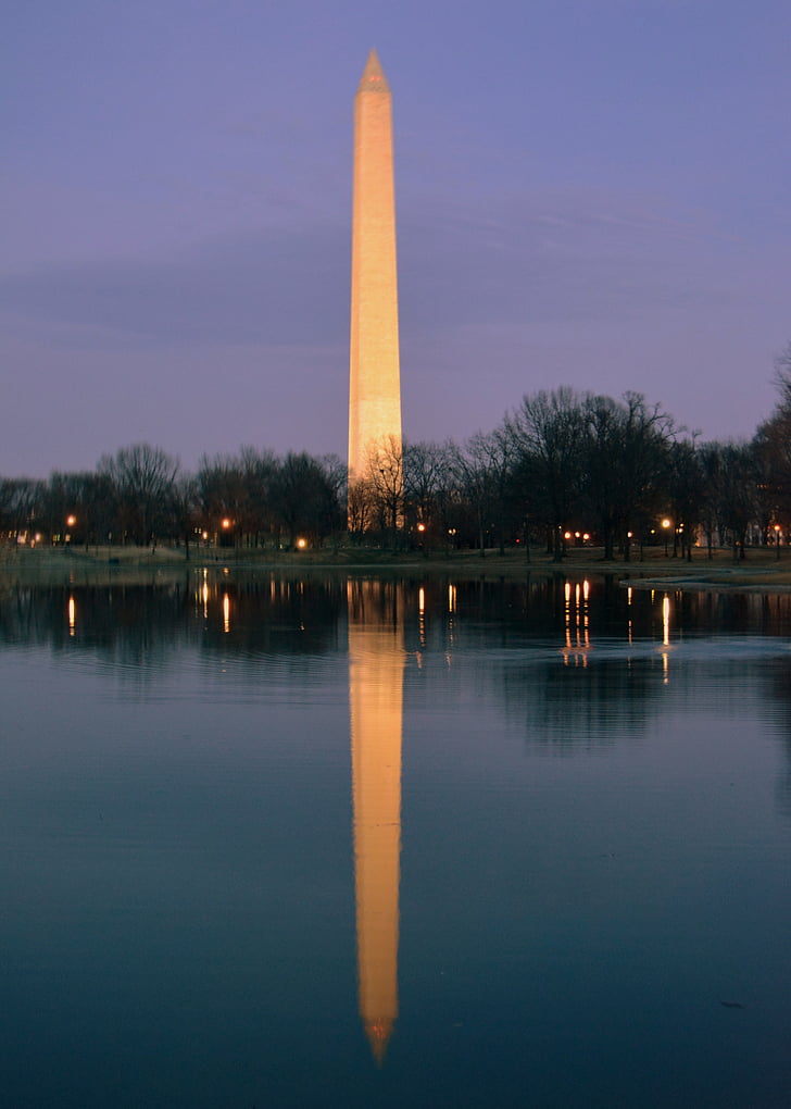 Вашингтон, постоянного тока, Памятник, национальные, США, Ориентир, Столица