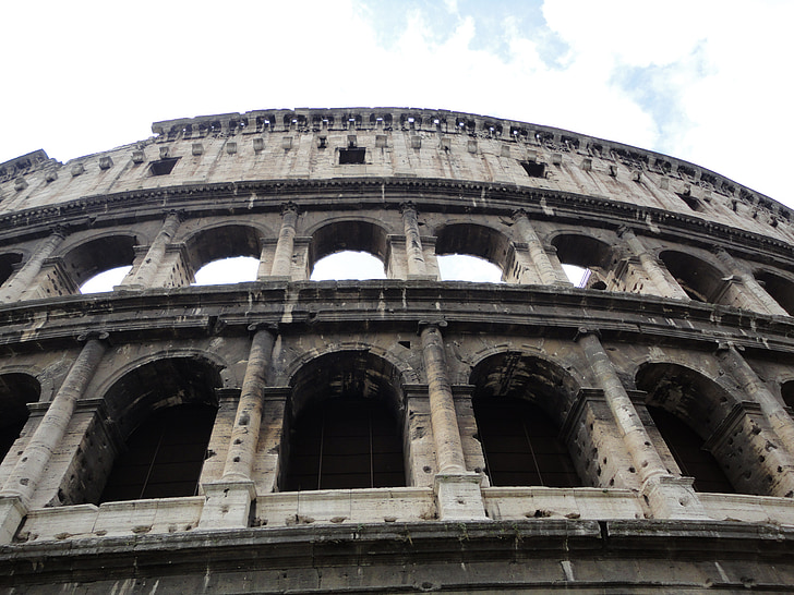 colosseum, rome, italy, historic, landmark, roman, europe