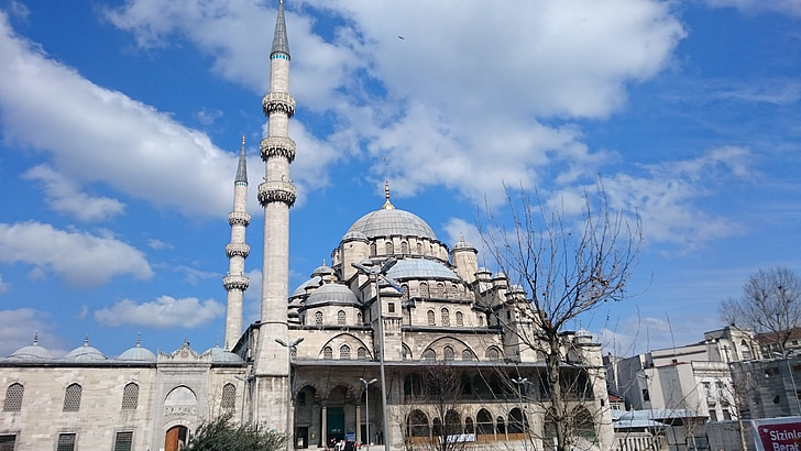 Istanbul, moske, arkitektur, monument, religiøse monumenter, Sky