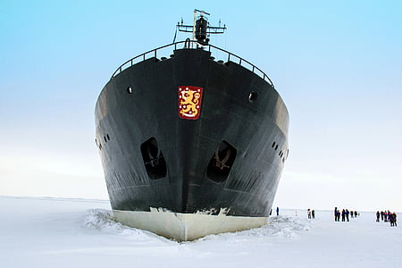 IceBreaker, Finlandia, norte de Finlandia, Golfo de Botnia, Kemi, temperatura fría, invierno