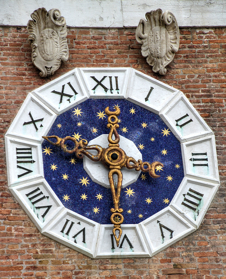 laikrodis, laikas, bokštas, žymeklis, valandų, laikas, minučių
