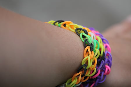 loom, arm, bracelet, hand, wrist, jewellery, colorful