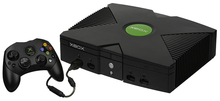 Xbox, x-box, consola de juegos, palancas de cambio, electrónica, consola de 6ta generación, Microsoft