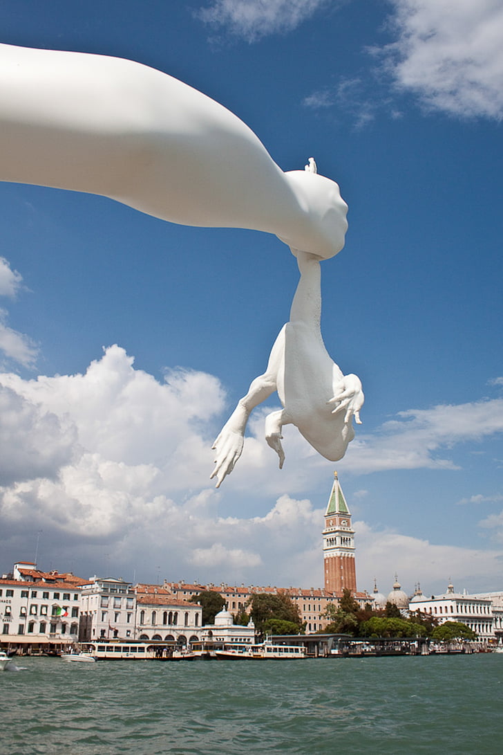 Venècia, granota, escultura, Torre