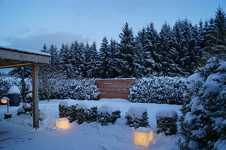 vinter, Eifel, sne