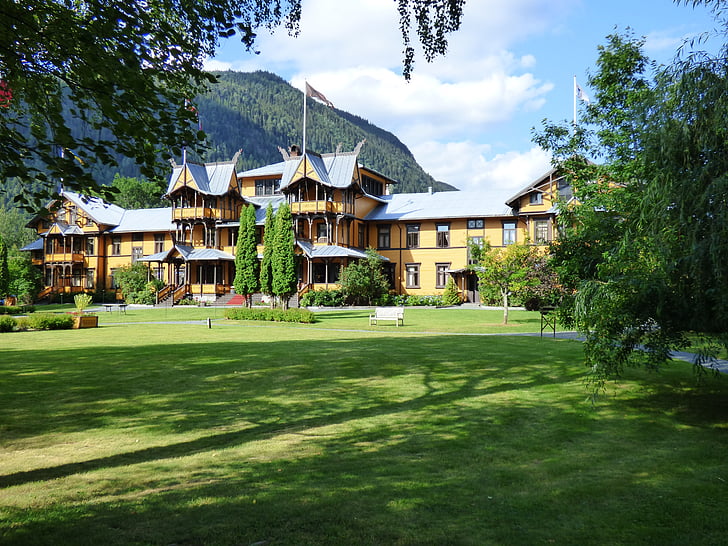 Hotel, la vall, telemarc Noruega