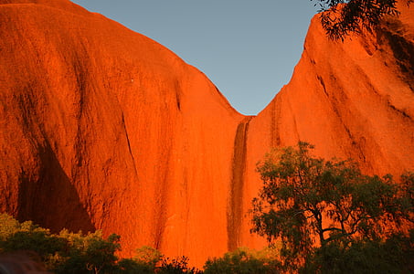 Uluru, raudona rock, Aboriginal, Australija